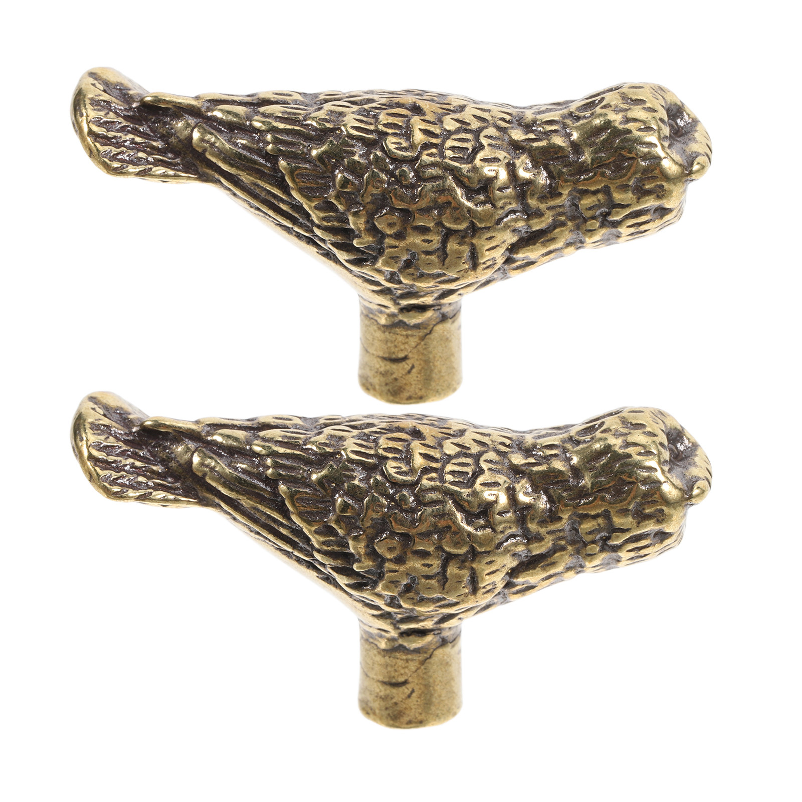 Unique Furniture Hardware Pulls - 2 piezas de pomos de latón