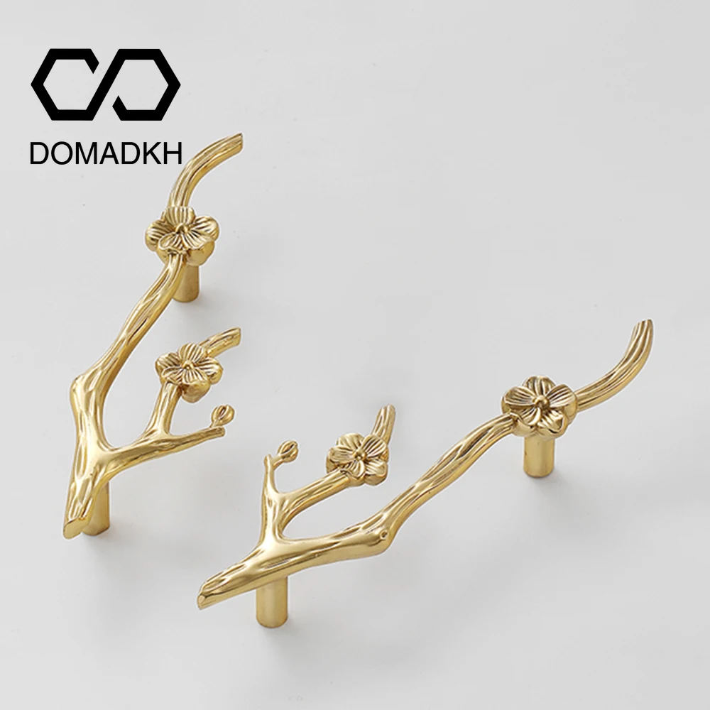 Unique Furniture Hardware Pulls - Tiradores de latón con diseño de
