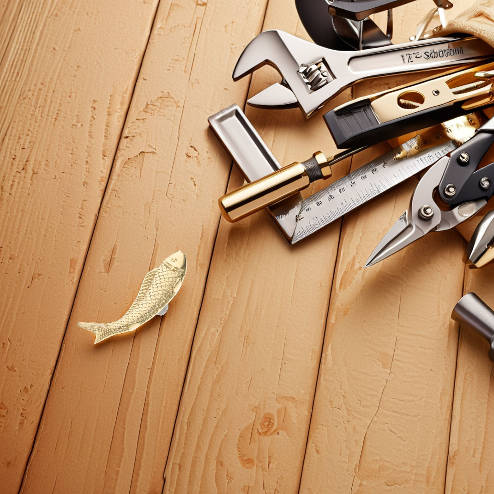 Unique Furniture Hardware Pulls - Tiradores Decorativos de Latón con Forma