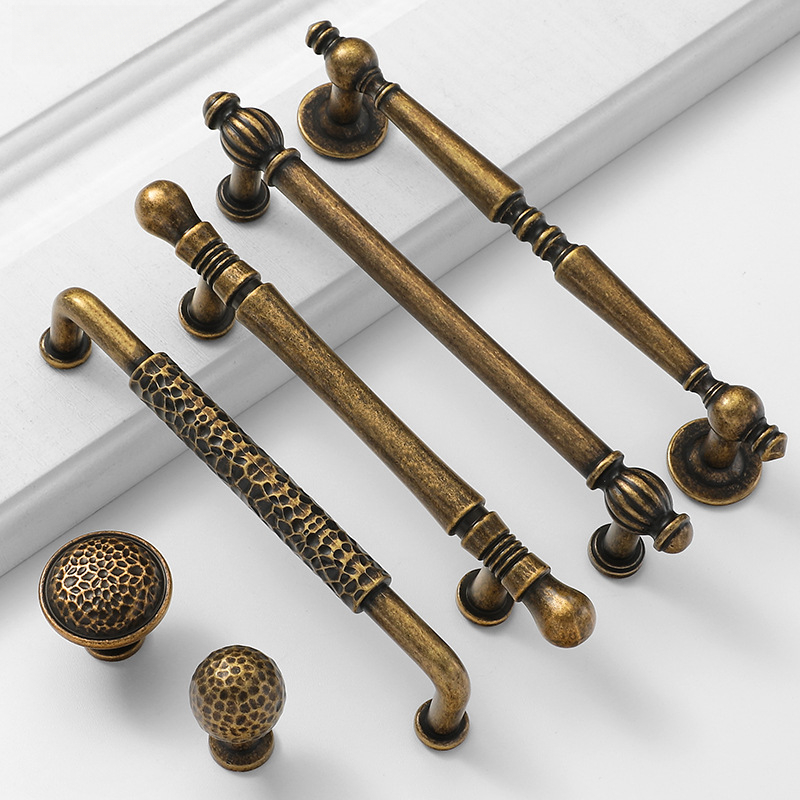 Unique Furniture Hardware Pulls - Tirador de Gabinete de Cobre Antiguo