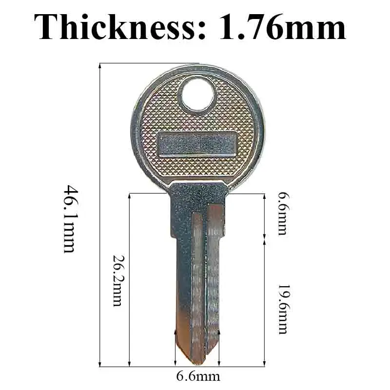 Cabinet Lock Key - 5-100 Piezas AB43 ABUS Llave Virgen