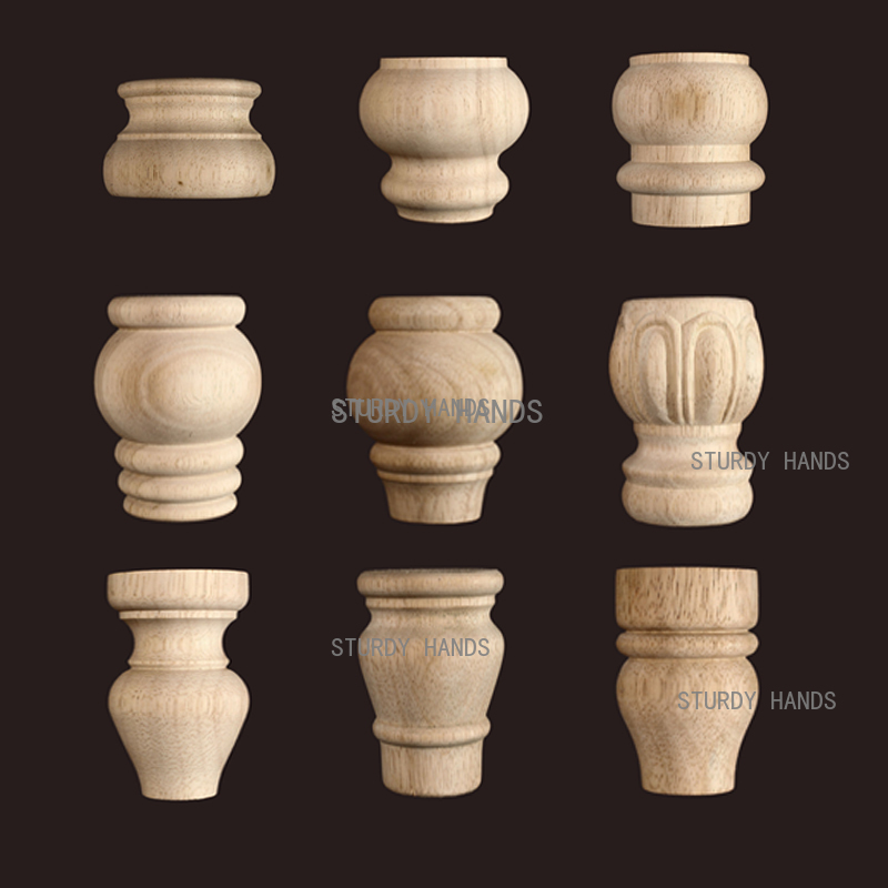 Patas Redondas de Madera Maciz - Furniture Hardware Replacement reseña y precio