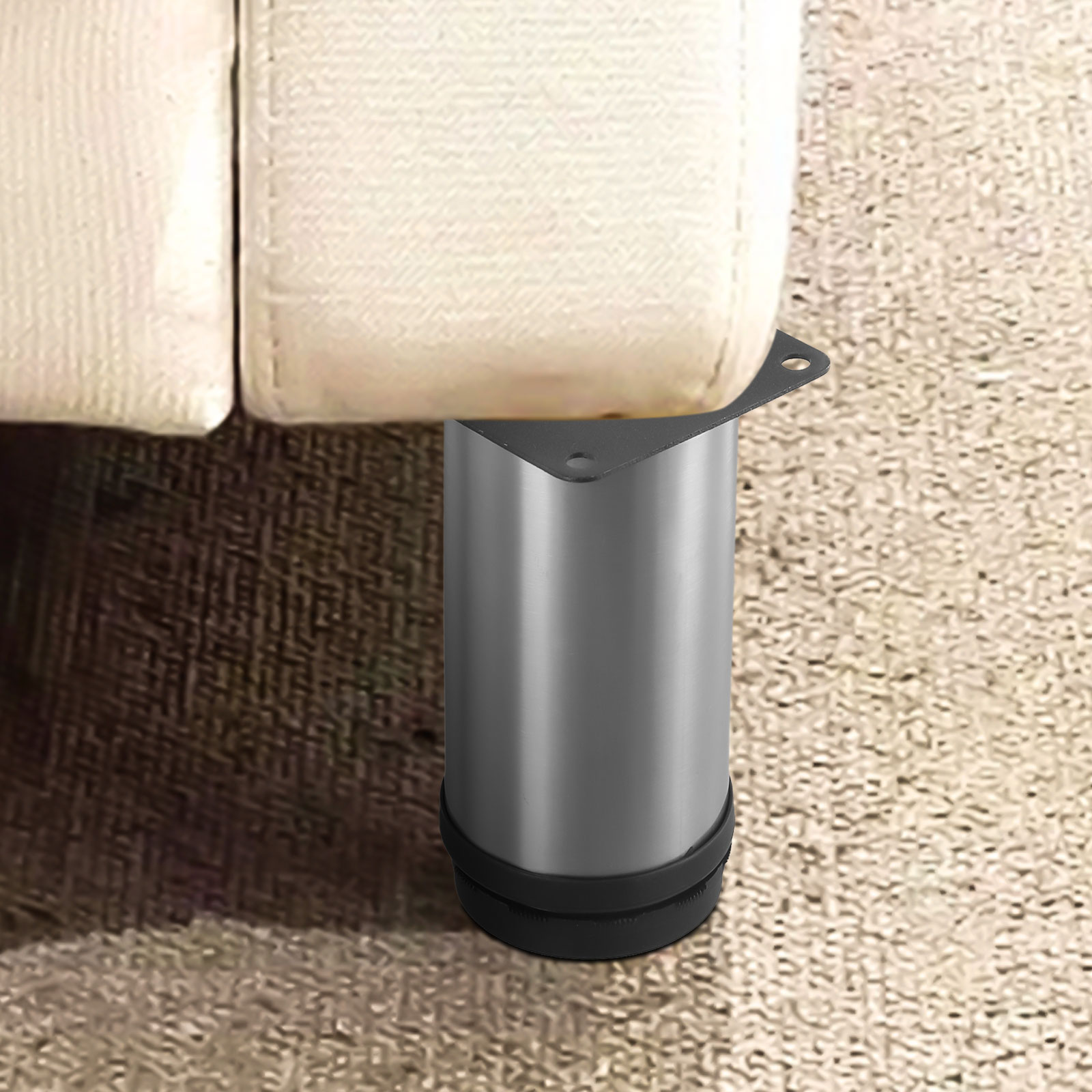 Pata de muebles de acero inoxi - Furniture Hardware Replacement reseña y precio