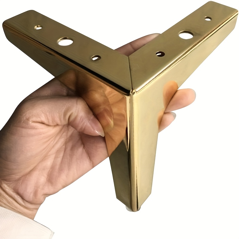 4 piezas de patas metálicas pa - Furniture Hardware Replacement reseña y precio